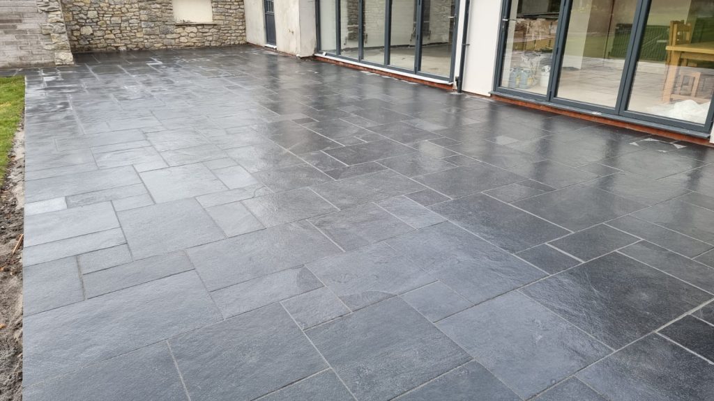 Stunning New Porcelain Patio